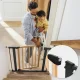 Ecotoys drošības vārtiņi kāpnēm un durvīm, 74-80 cm, koks/metāls
