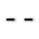 Samsung EP-DX310JWE USB-C uz USB-C kabelis 3A 1.8m, balts