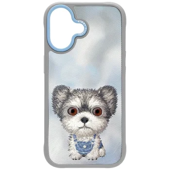 Nimmy iPhone 17 vāciņš Big Eyed Pet 2.0 Dog, pelēks