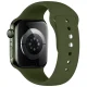 Tech-Protect Silicone siksniņa Apple Watch 44 / 45 / 46 / 49 mm, Olive Green