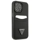 Apple iPhone 13 Pro 6.1\" Guess Saffiano Triangle Logo Cardslot Case Cover, Black | Telefona Maciņš Vāks Apvalks...