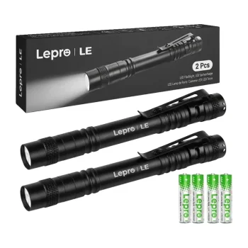 Lepro EA120023-2 LED kabatas lukturu komplekts, 2 gab., melns