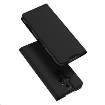 Sony Xperia Pro-I DUX DUCIS Magnetic Case Cover, Black | Telefona Vāciņš Maciņš Apvalks Grāmatiņa