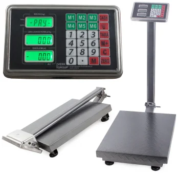 Elektroniskie platformas svari 300kg LCD