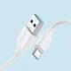 Joyroom Long-Lasting Series A9 USB-A / USB-C kabelis 3A 2m, balts