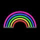 Rainbow LED Neon Sign Forever Light FLNE14X Dimmable USB Wall Decor Light, 5 Colors