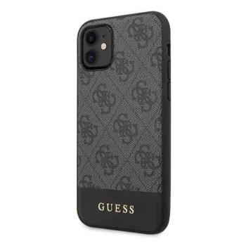 Vāciņš Guess 4G Stripe priekš iPhone 11 6.1" / XR, pelēks