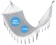 Dārza Mājas Vienvietīgs Šūpuļtīkls ar Koka Stieni un Stiprinājumu Komplektu, 200x100 cm | Garden Hammock with...