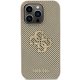 Guess Perforēts 4G Glitter futrālis iPhone 15 Pro Max - zelta krāsā | Perforated case for gold
