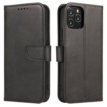 Magnet Case atverams vāciņš OnePlus Nord N200 5G Melns