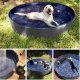 Purlov Foldable Dog Pool 100x30 cm, Blue/Grey