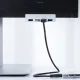 Orico MH4PU USB centrmezgls ar stiprinājuma skavu 4x USB-A 3.0, sudraba