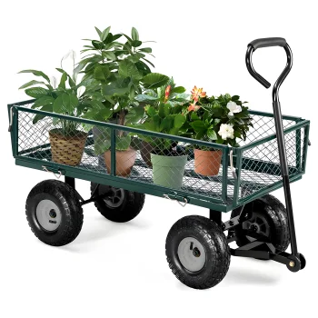Садовая тележка MultiGarden 200 кг, открывающиеся борта, надувные...