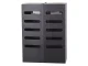 Wall-Mounted Knife Stand and Organizer, Black