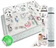 Divpusējs sarullējams bērnu paklājs Nukido NK-342 | Kids Roll-up Foam Mat