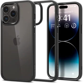 Spigen Ultra Hybrid Case for iPhone 14 Pro Matte Black