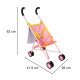 Rotaļu Bērnu Rati Lellēm ar Jostu, 62 cm | Walker Toy Baby Stroller for Dolls with Belt