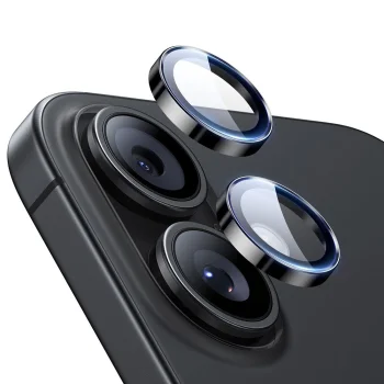 Защитное стекло на камеру ESR Armorite для iPhone 16 / 16 Plus / 17, черное