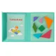 Магнитная книга-головоломка 3D блоки Tangram