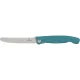 Saliekams dārzeņu nazis Victorinox Swiss Classic 11 cm, zaļš