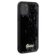 Guess iPhone 12 / 12 Pro Case Sequin Script Metal, Black