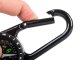 Metal Hiking Compass with Carabiner Clip for Outdoor Navigation