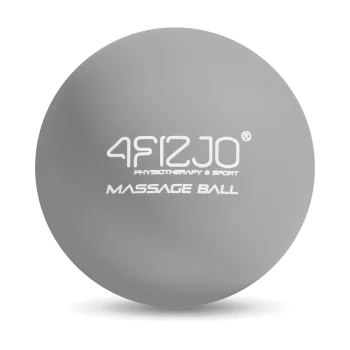 4Fizjo Lacrosse Massage Ball masāžas bumbiņa, pelēka