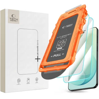 Tech-Protect Quick Set+ kaitseklaas Samsung Galaxy S26 FE-le, 2 tk