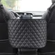 Автомобильный органайзер на передние сиденья, 39x27x12 см, черный