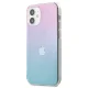 Чехол Guess для iPhone 12 mini 4G 3D Pattern Collection, сине-розовый
