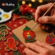 Wooden Christmas Ornaments for Painting Ruhhy 00026471, 24 pcs