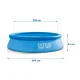 Inflatable Garden Pool Set Intex 28106 with Filter Pump, 244 x 61 cm
