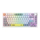 Mehāniskā spēļu tastatūra ONIKUMA G52, 82 taustiņi, RGB, melna
