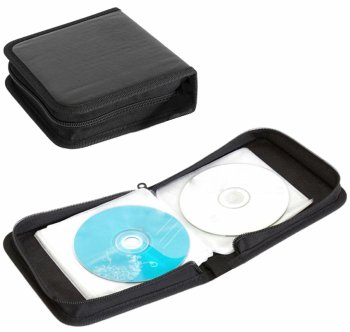 Disc case for 40 cd/dvd discs