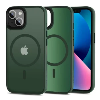 Tech-Protect MagMat MagSafe vāciņš Apple iPhone 13, Matte Green
