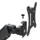 Maclean MC-134 Dual Monitor Desk Mount, 17\"-32\", 2-10kg, Black