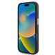 Mercedes silikona futrālis ar zilām svītrām MagSafe iPhone 16 Pro Max - melns | Silicone Blue Stripe Case for Black