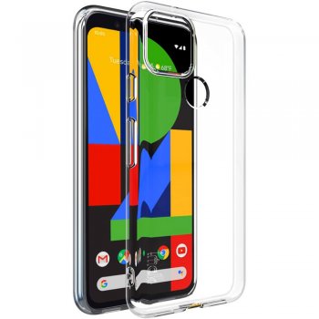 Google Pixel 4a 5G IMAK UX-5 Series TPU Shell Case Cover, Transparent | Vāks Maciņš Maks Apvalks