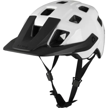 Abus Motrip Bicycle Helmet, Shiny White, Size L