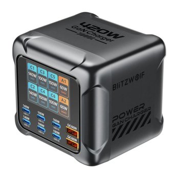 Blitzwolf BW-S33 420W 8 Portu Lādētājs