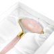ACTIVFIZJO Rose Quartz Roller for Face and Neck Anti Ageing Massager Gua Sha