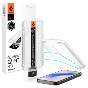 Spigen Glas.tR EZ Fit Pro aizsargstikls Google Pixel 10A
