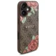 Guess 4G Flowers Print MagSafe vāciņš Apple iPhone 16, Brūns