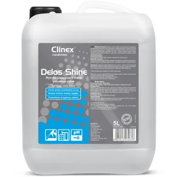 Antistatisks pulēšanas šķidrums koka mēbelēm CLINEX Delos Shine 5L | Antistatic polishing liquid for wooden...