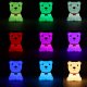 Bērnu Silikona Nakts LED RGB Gaismas Lampa, Suns | Kid\'s LED Light Night Lamp