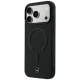 Чехол Mercedes для iPhone 18 Pro Max / 17 Pro Max Leather 3D MagSafe, черный