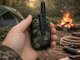 Walkie Talkie Set Baofeng BF-T6 2km Range 1500mAh, Camo Green