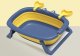 Bakalu Foldable Silicone Baby Bathtub KZ1015, Blue/Yellow