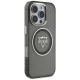 Чехол Guess IML Metal Mountain Logo MagSafe для iPhone 16 Pro - Черный