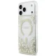 Guess Resin Bottom Glitter MagSafe vāciņš priekš iPhone 18 Pro Max / 17 Pro Max, zelta